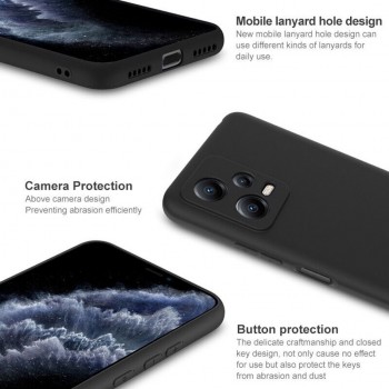 Silikoninis ploniausias dėklas - juodas (Xiaomi Poco X5 5G/Redmi Note 12 5G)